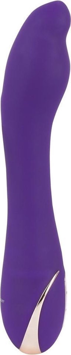 Vibe Couture – Revel G-spot Vibrator met Licht Gebogen Kop en Massage Punt – 22.2 cm - Paars