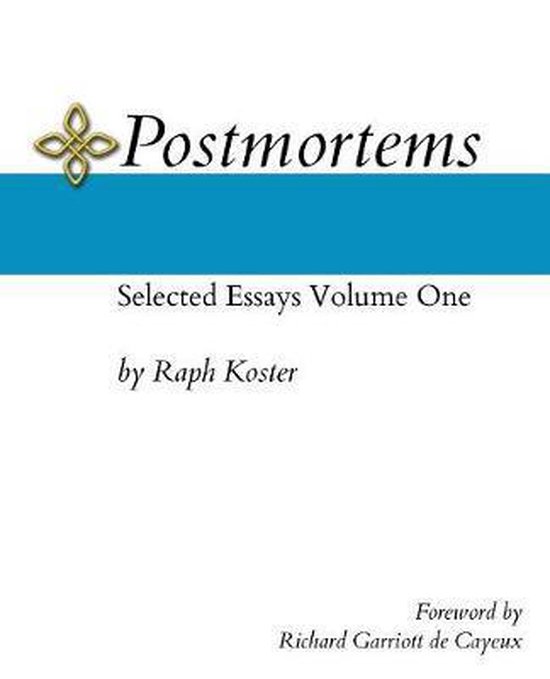 Selected Essays- Postmortems - cover