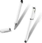 Muvit stylus pen met balpen - wit