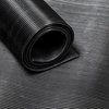 Patin caoutchouc / tapis caoutchouc sur un rouleau de nervure 3 mm - Largeur 120 cm - par mètre linéaire