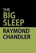 Boekhoes: 'THE BIG SLEEP' door RAYMOND CHANDLER. Zwarte bovenkant, lichtgroene onderkant.