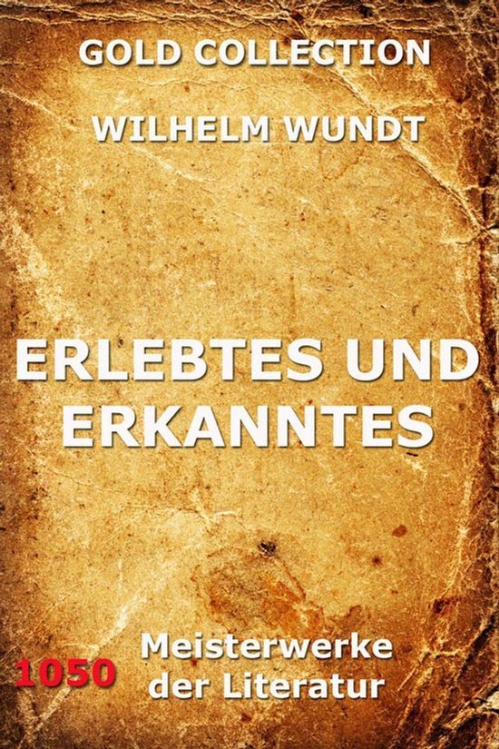 Erlebtes und Erkanntes - cover