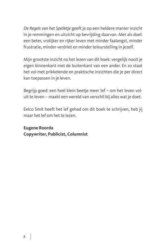 Pagina uit het boek met een samenvatting en aanbevelingen van Eelco Smit en Eugene Roorda.