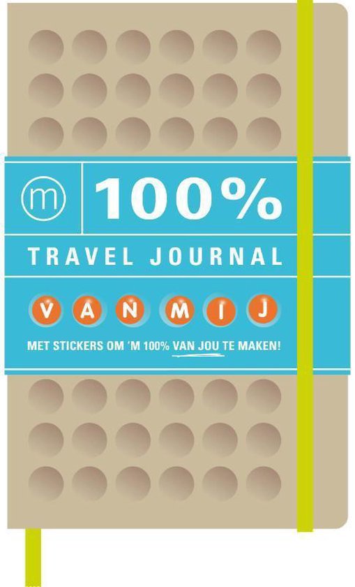 Cover van het boek '100% travel journal' van  Nvt