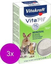 Vitakraft Vita Mineral Knaagsteen - Supplement - 3 x 170 g