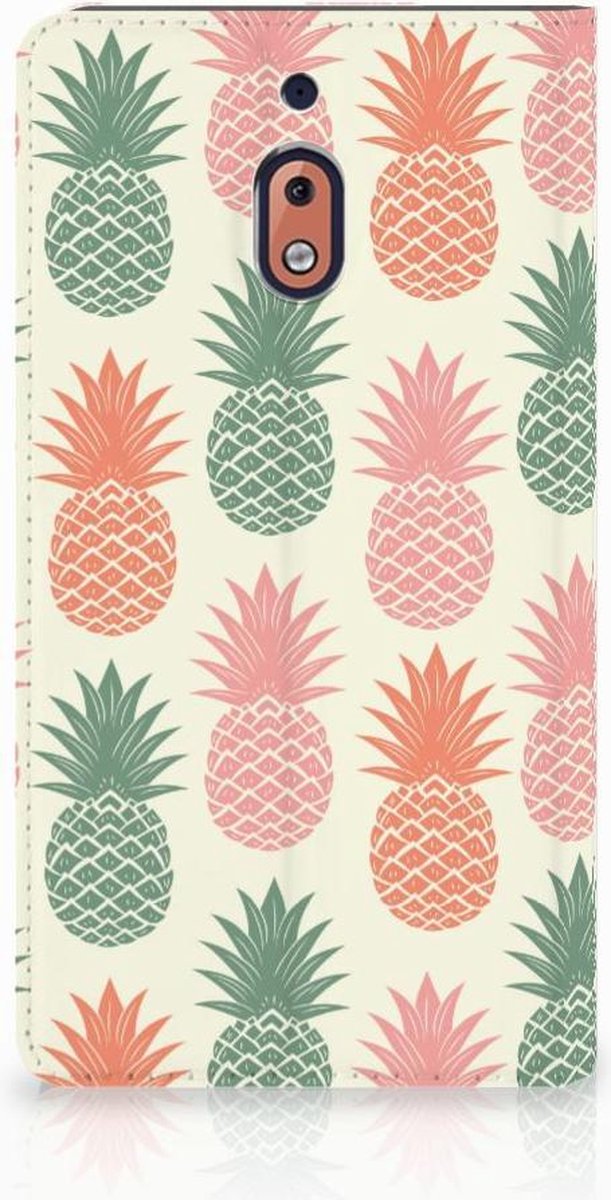 Nokia 2.1 2018 Flip Style Cover Ananas