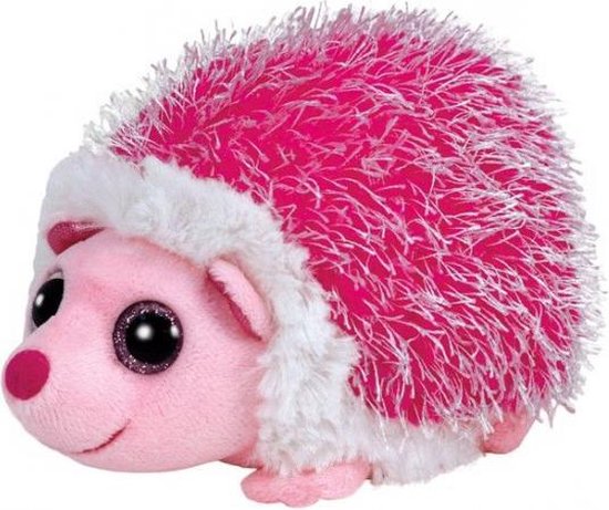 leef ermee Doordeweekse dagen muur Ty Beanie knuffel roze egel 15 cm | bol.com