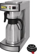 Buffalo Koffiezetapparaat - RVS - Zwart - 1,9 Liter
