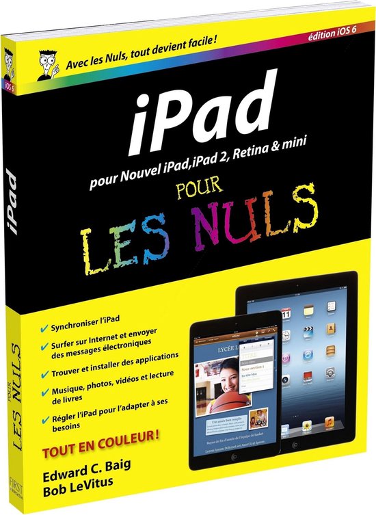 Informatique pour les nuls - Ipad, éd. IOS 6 Pour les nuls - cover