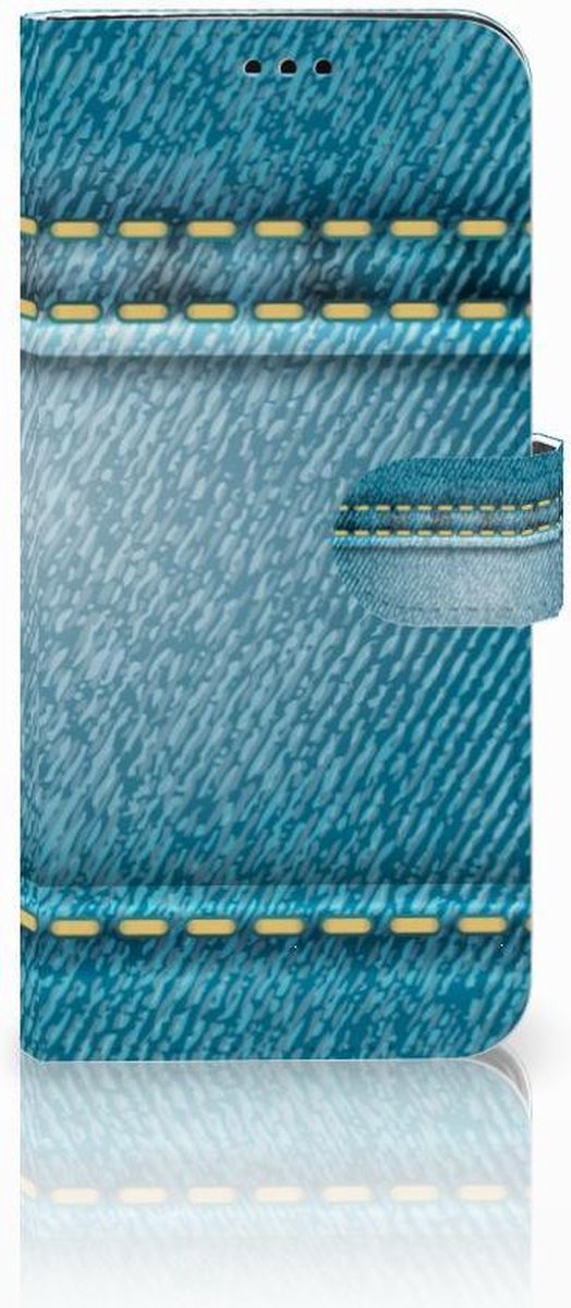 Samsung Galaxy S9 Plus Wallet Case met Pasjes Jeans