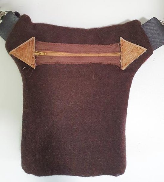 Toetie & Zo Sac Banane Unisexe Rouge Foncé