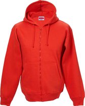 Workman Hooded Sweatvest Uni - 8403 rood - Maat XS