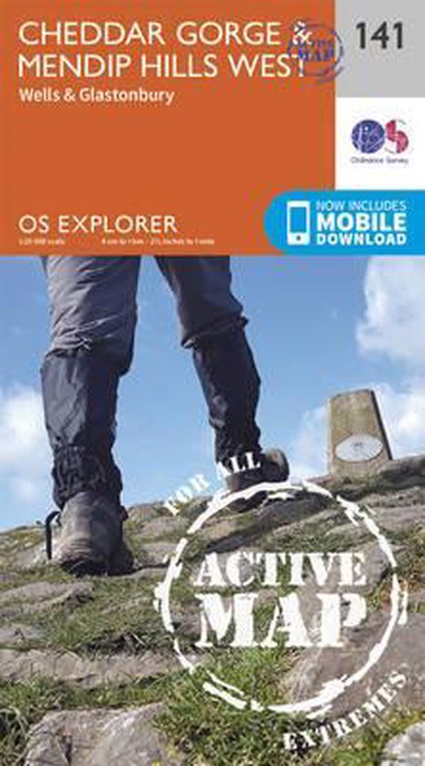 EXP ACT 141 Cheddar Gorge & Mendip Hills - cover