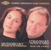 Siprashvili, Tamriko; Anderson, Mar - Mussorgsky, Stravinsky: Music For T (CD)