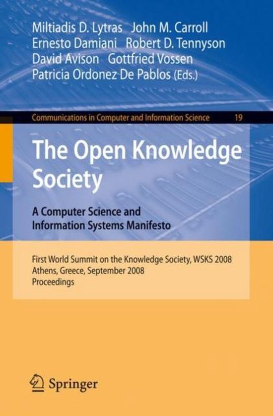 The Open Knowledge Society: A Computer Science And Informati ... - cover
