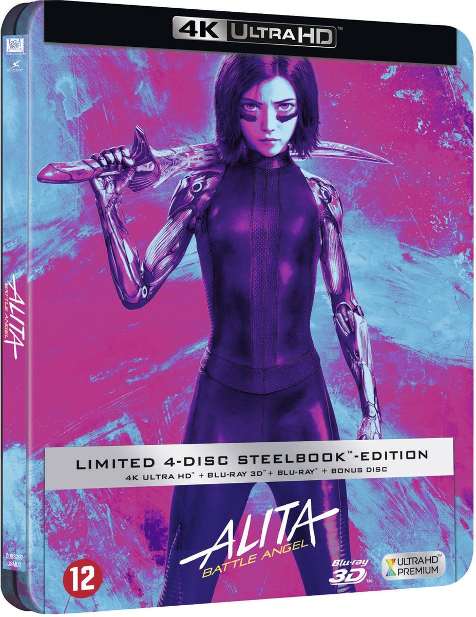Alita: Battle Angel (Steelbook) (Exclusief bij bol.com) (4K Ultra HD  Blu-ray),... | bol.com