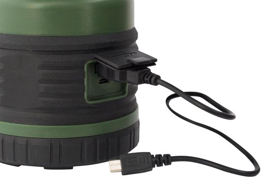 Eurotrail Campinglamp Léon 1000L - Black/Forest Green — afbeelding 2