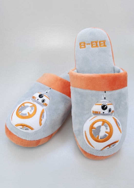 een vuurtje stoken seksueel Stof Groovy BB-8 Droid Star Wars instap pantoffels met anti slip | bol.com