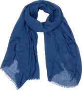 Jozemiek Sjaal met een boodschap- Denim Blue - CONFIDENT