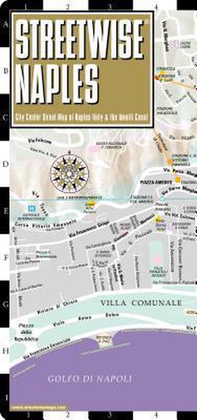 Streetwise Naples Map - Laminated City Street Map of Naples, Italy ...
