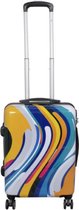 koffer - valies - reiskoffer met opdruk Tokyo - DUBBEL WIEL - 58cm - 35Liter