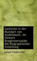 Gedichte in Der Mundart Von Andelsbuch, Im Hintern Bregenzerwalde