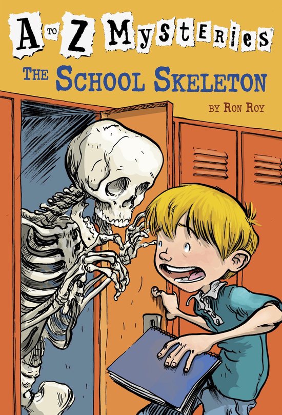 A to Z Mysteries 19 - A to Z Mysteries: The School Skeleton - cover