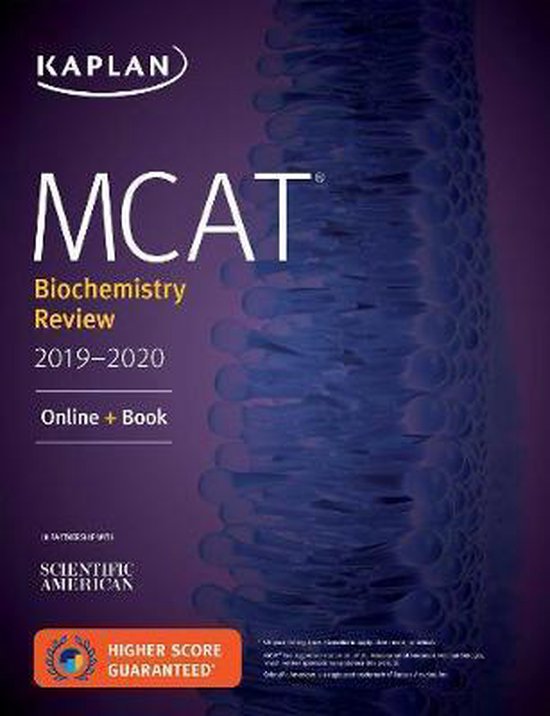 MCAT Biochemistry Review 2019-2020, Kaplan Test Prep | 9781506235387 ...