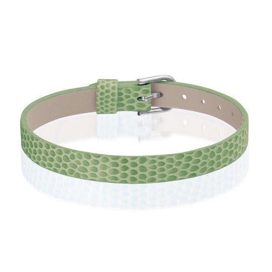 Montebello Armband Anass Groen - PU Leer - Metaal - 20.5cm