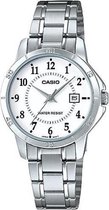 Casio horloge LTP-V004D-7B zilverkleurig met datumaanduiding