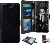 Samsung galaxy S8+ (Plus) Portemonnee / Booktype lederen hoesje Zwart