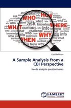 A Sample Analysis from a Cbi Perspective