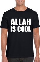 Zwart Allah is cool shirt voor heren M