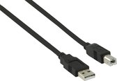 USB 2.0 Kabel USB A Male - USB-B Male Rond 2.00 m Zwart