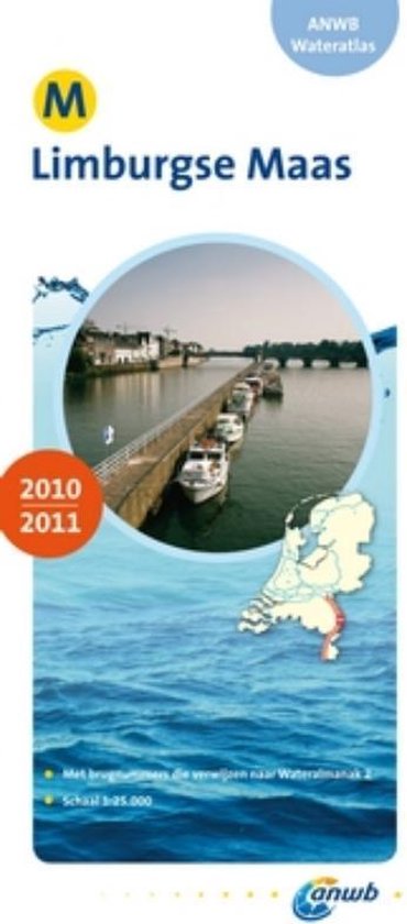 Cover van het boek 'ANWB Wateratlas M Limburgse Maas 2010/2011' van  ANWB