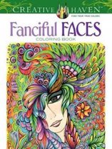 Creative Haven Fanciful Faces Coloring B