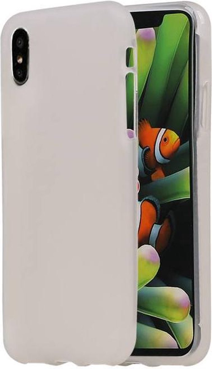 BestCases.nl Apple iPhone X TPU back case hoesje Wit