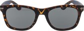 Sunheroes Zonnebril CRESPO Classic - Mat tortoise montuur met navy blauw - Grijze glazen