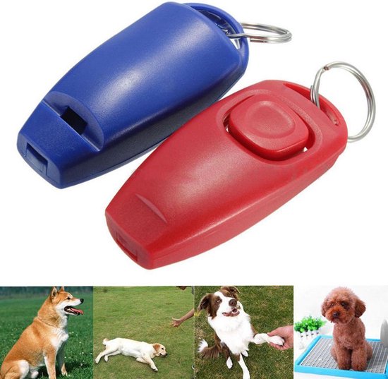 Honden fluit & clicker - Blauw | bol.com