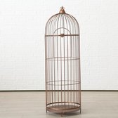Vogel - Kooi - Decoratie - Koper kleur - 123cm