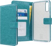 Samsung Galaxy A70 Bookcase hoesje - CaseBoutique - Effen Turquoise - Kunstleer