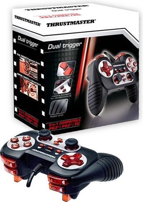 Thrustmaster Dual Trigger Controller Zwart PS2 + PS3 + PC | bol.com