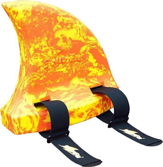 SwimFin zwemband - Marble Oranje | SwimFin maakt leren zwemmen leuk