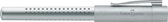 stylo plume Faber Castell Grip 2011 argent F FC-140906