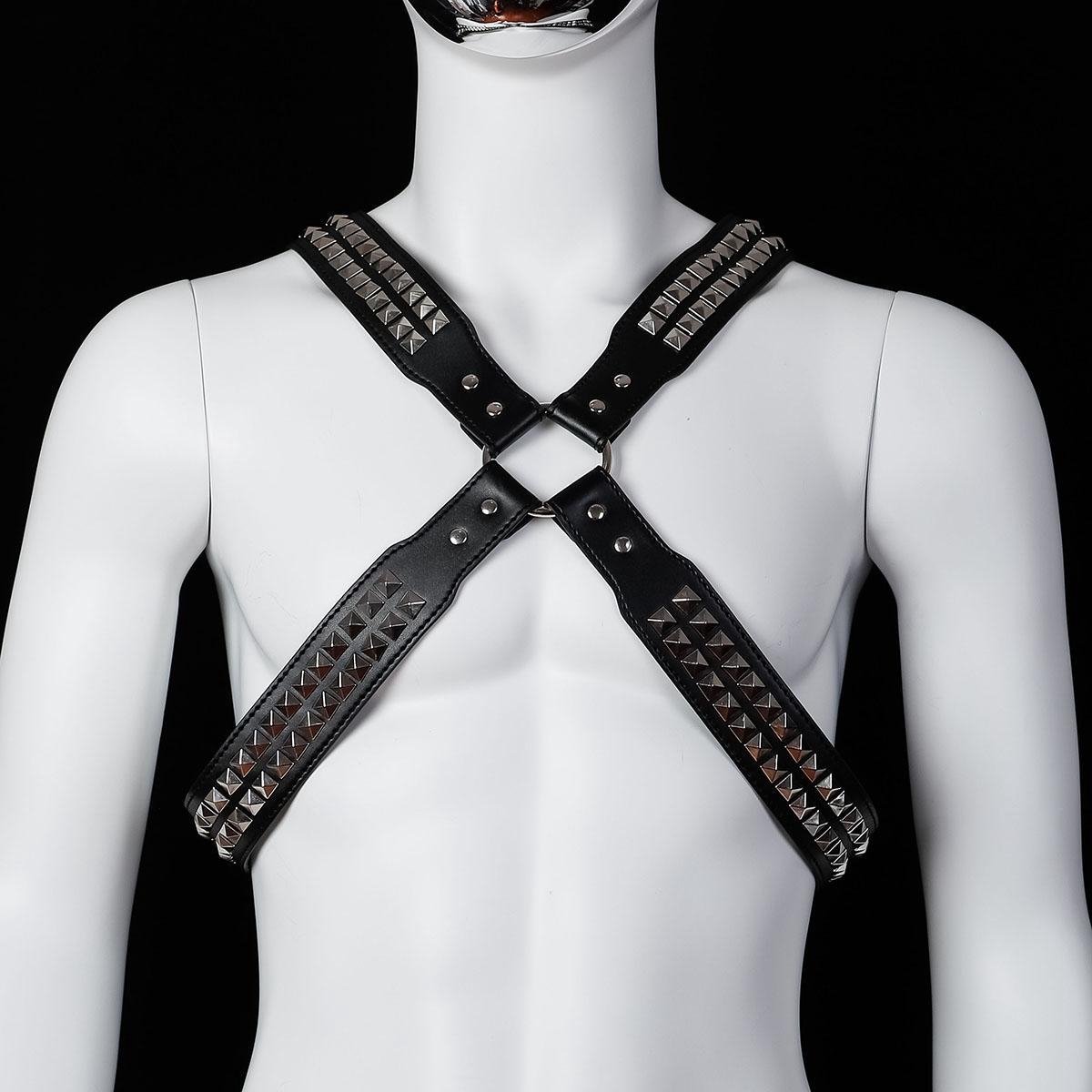 Goedkoopste Banoch | Chest harness Radell - pu leer harnas voor man