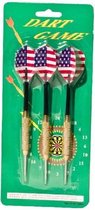 Flèches de fléchettes avec un design américain ou anglais - 3 pièces