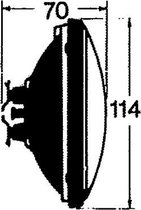 Aqua Signal Reservelampen / 24V/50W sealed beam