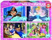 Princesses Educa Disney - 4 puzzles de 50/80/100/150 pièces