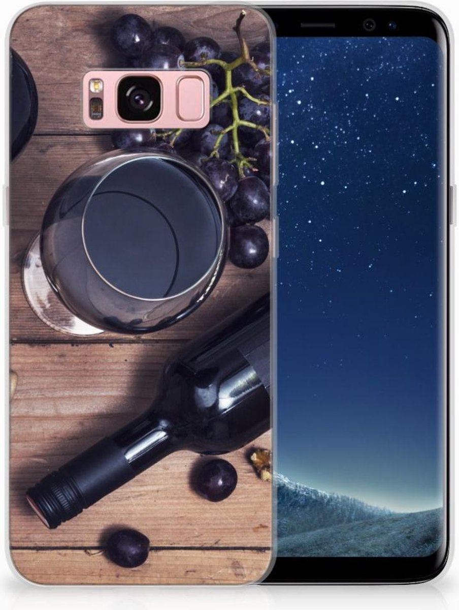 Samsung Galaxy S8 Siliconen Case Wijn