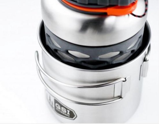 GSI Outdoors Glacier Stainless Mok/Pot 591ml - lichtgewicht - compact — afbeelding 4
